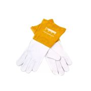 КЕДР Краги сварочные КЕДР КС-17 ПРОФИ TIG, (S), бело-бежевые