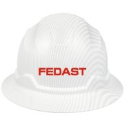 Строительная каска Fedast белая