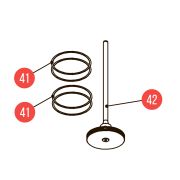 Комплект №1 для Hybest GSR40A (боек + комплект колец)