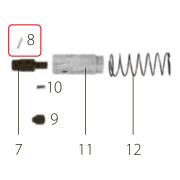 Запчасть №8 для FDPAG-H8. Цилиндрический штифт