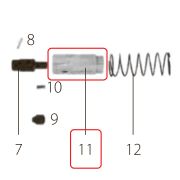 Запчасть №11 для FDPAG-H8. Закрепительная втулка ствола