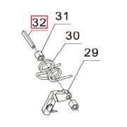 Запчасть №32 для PAG-PC84. Ось курка