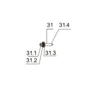 Запчасть №31.2 для PAG311BWT. Пружинно-инерционный механизм